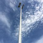 Pali di illuminazione d'acciaio dell'alto albero di altezza 20-30M LED con il sistema di sollevamento per lo stadio
